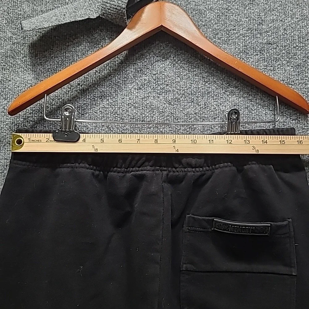 Memory Lane LA Sweatpants Men Medium Black Cotton Streetwear Logo Joggers